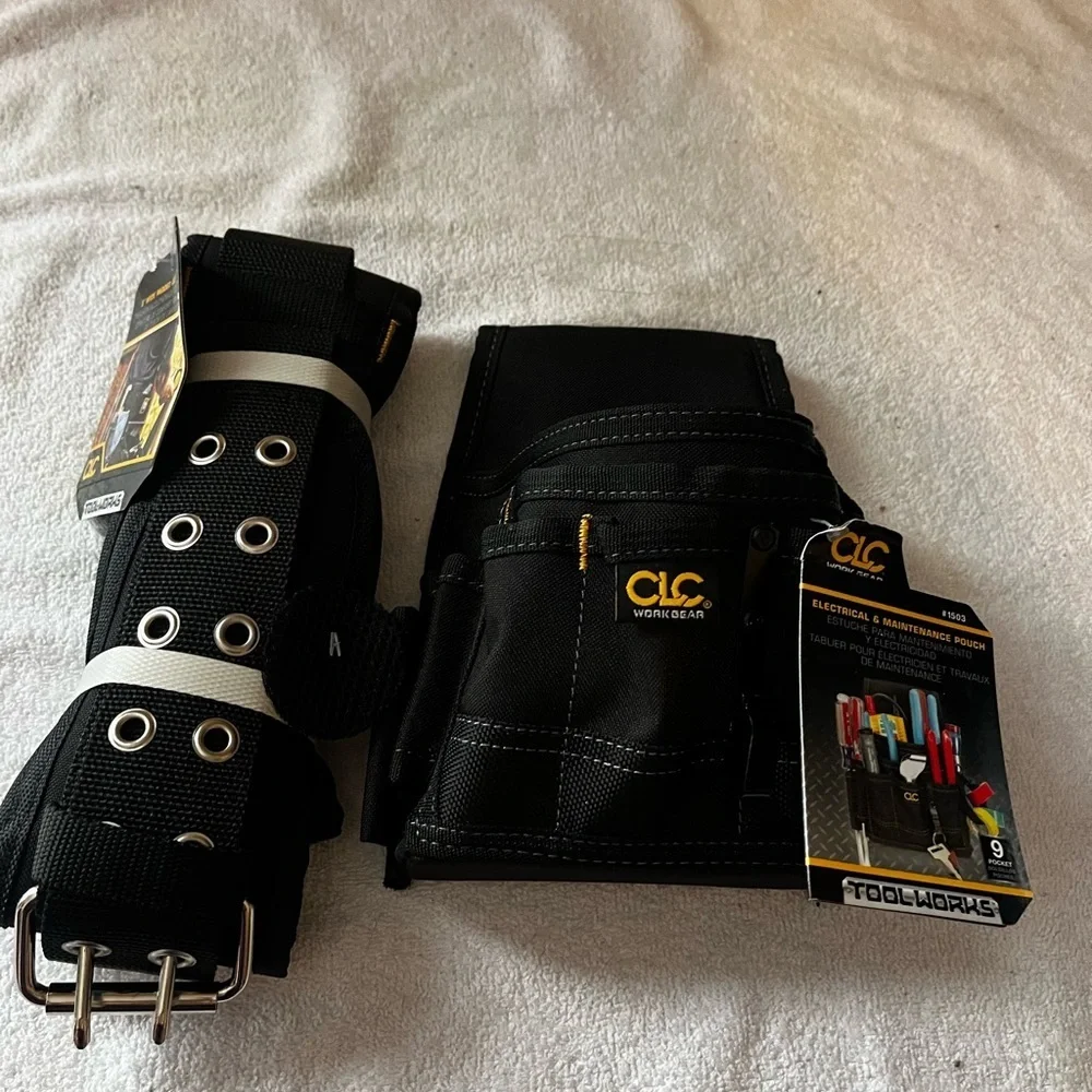NWT CLC 2 Pc Tool Belt/Pouch